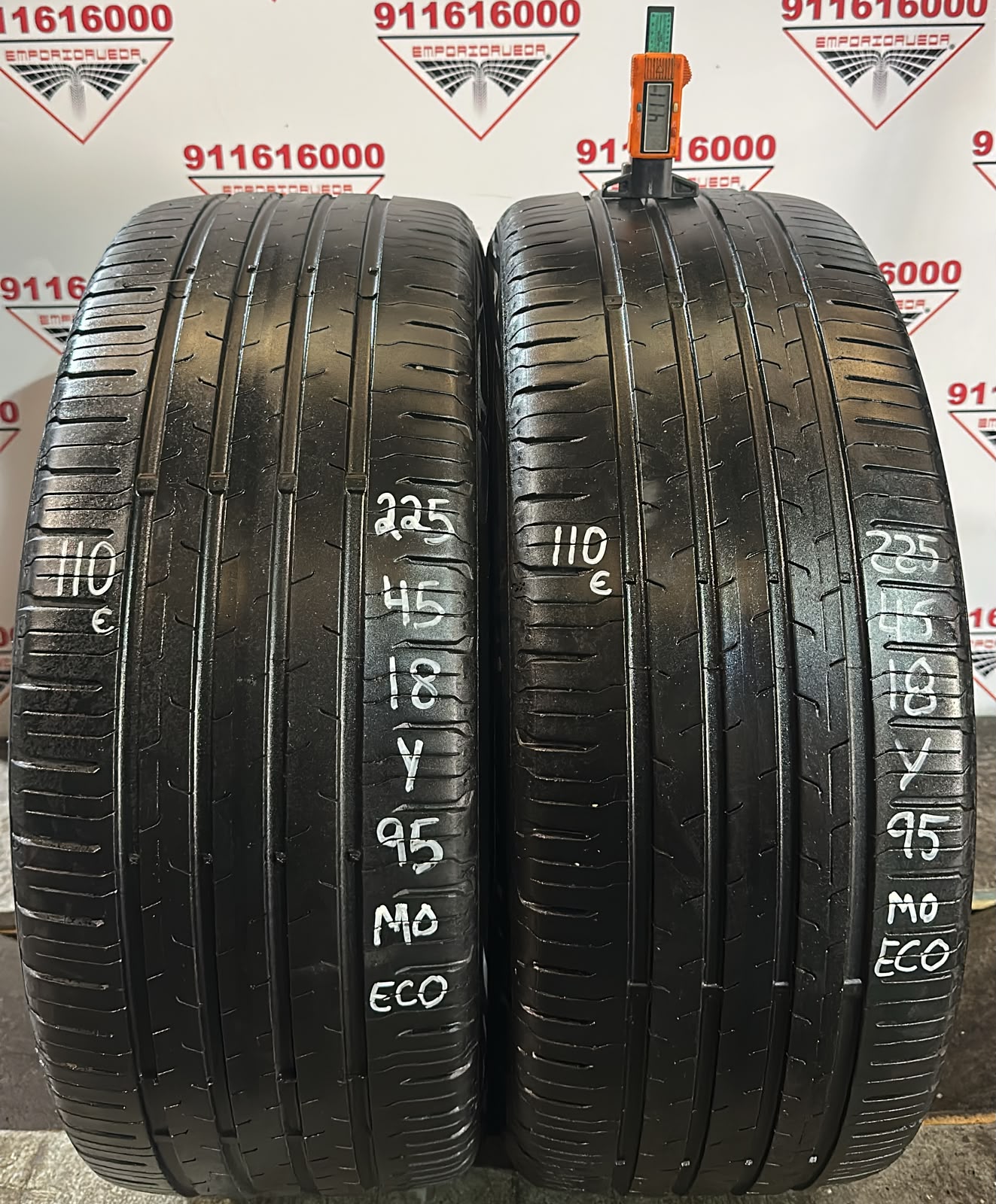 CONTINENTAL ECOCONTACT 6 USADO  225/45 R18 95 Y